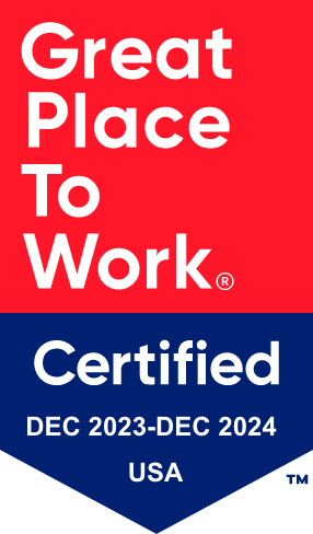 Great Place to Work Certified: December 2023 through December 2024